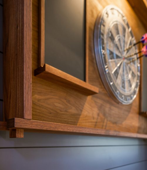 Family room remodel game room by Sonoma County Home Builders LEFF Design Build.